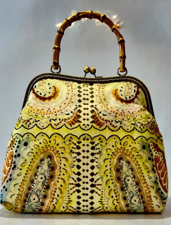 bolsos hechos a mano sula and frida boquilla de metal con asa de bambú Berlín