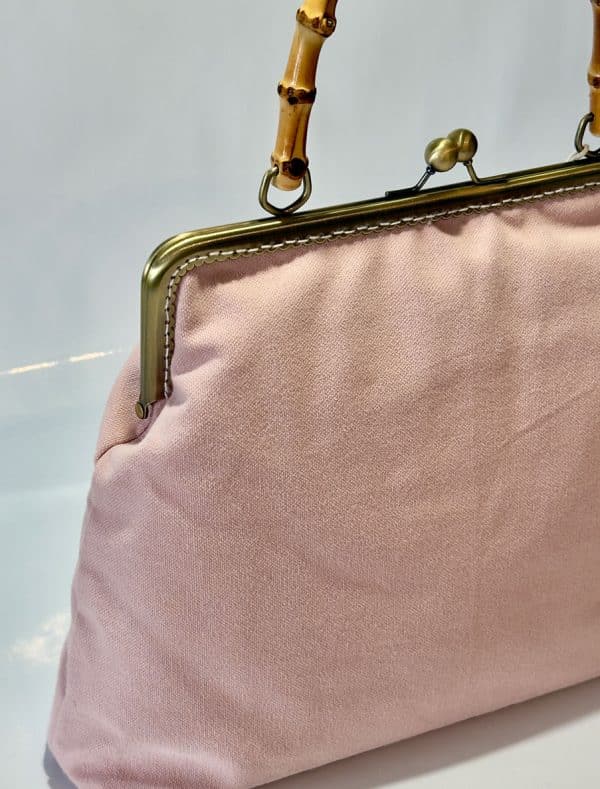 bolsos hechos a mano sula and frida boquilla de metal con asa de bambú Lisboa