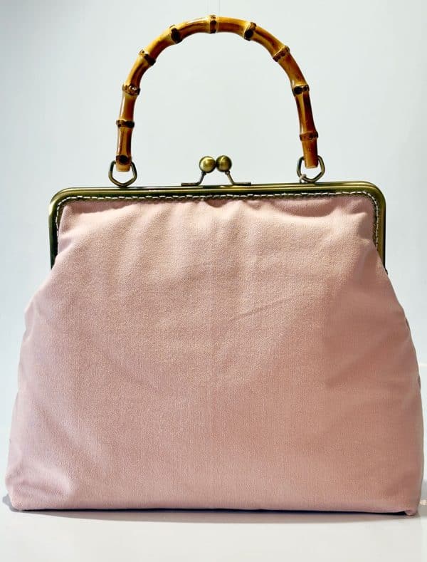 bolsos hechos a mano sula and frida boquilla de metal con asa de bambú Lisboa