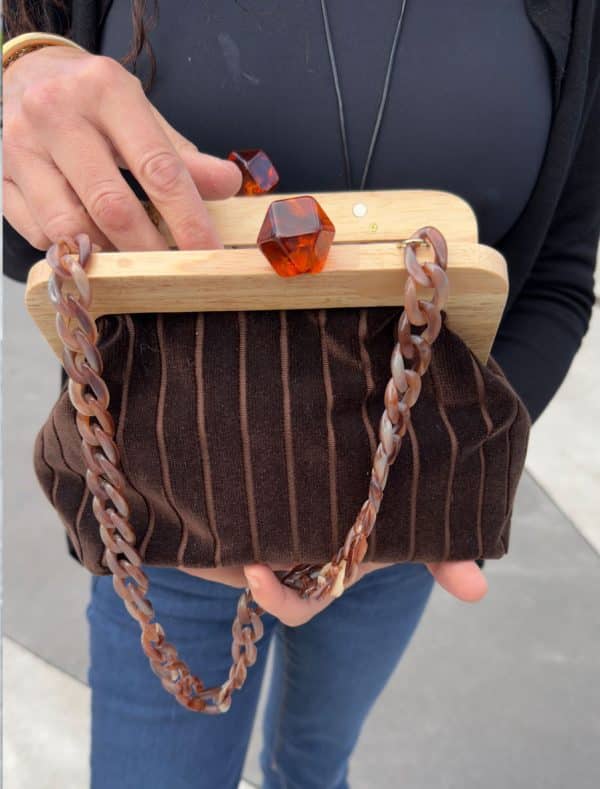 bolsos hechos a mano sula and frida boquailla de madera Africa