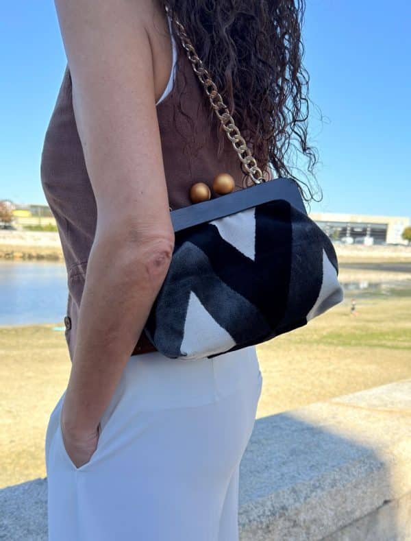 bolsos hechos a mano sula and frida boquailla de madera Argentina