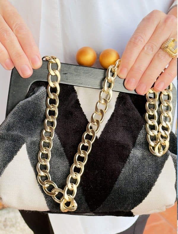 bolsos hechos a mano sula and frida boquailla de madera Argentina