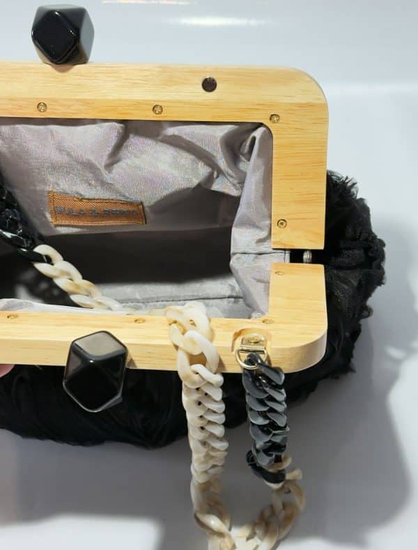 bolsos hechos a mano sula and frida boquailla de madera Congo