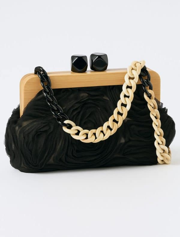 bolsos hechos a mano sula and frida boquailla de madera Congo