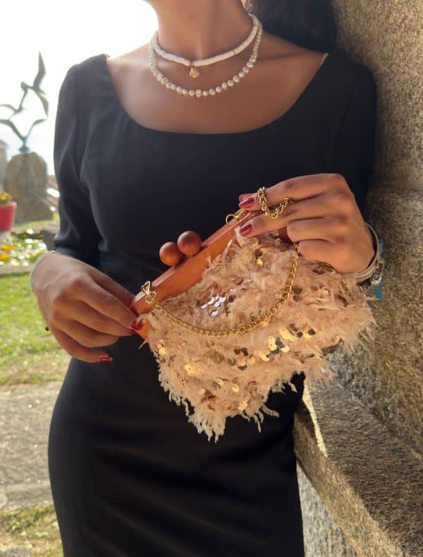 bolsos hechos a mano sula and frida boquilla de madera Dakar