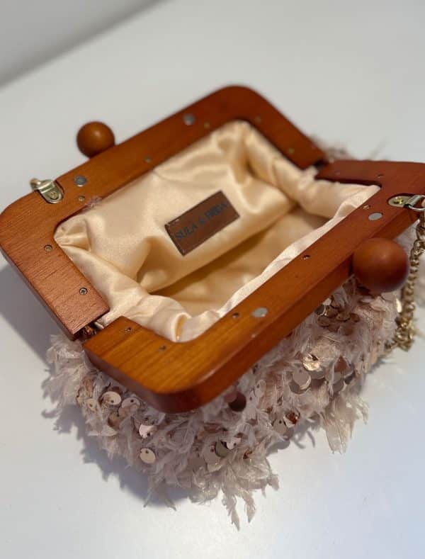 bolsos hechos a mano sula and frida boquilla de madera Dakar