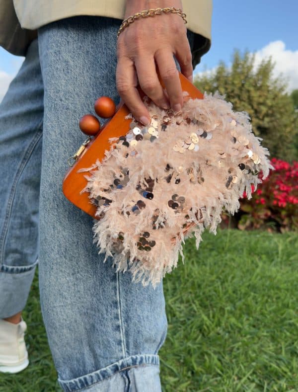 bolsos hechos a mano sula and frida boquilla de madera Dakar